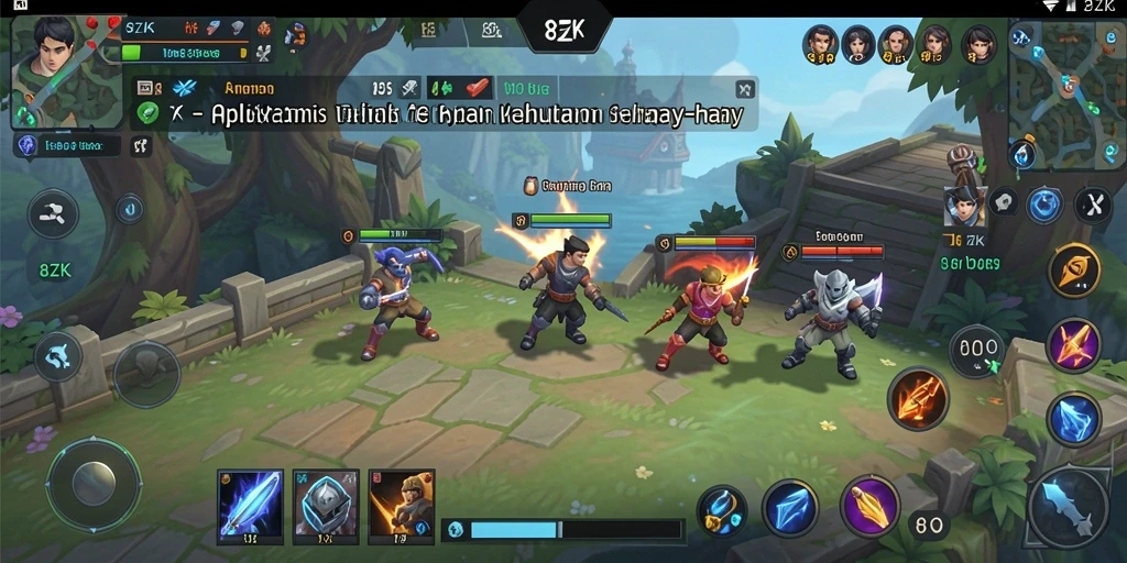 Screenshot utama aplikasi 8ZK menampilkan fitur Utilitas yang lengkap.