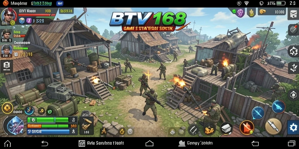 Tangkapan layar gameplay BTV168 yang menunjukkan aksi strategi mendebarkan.