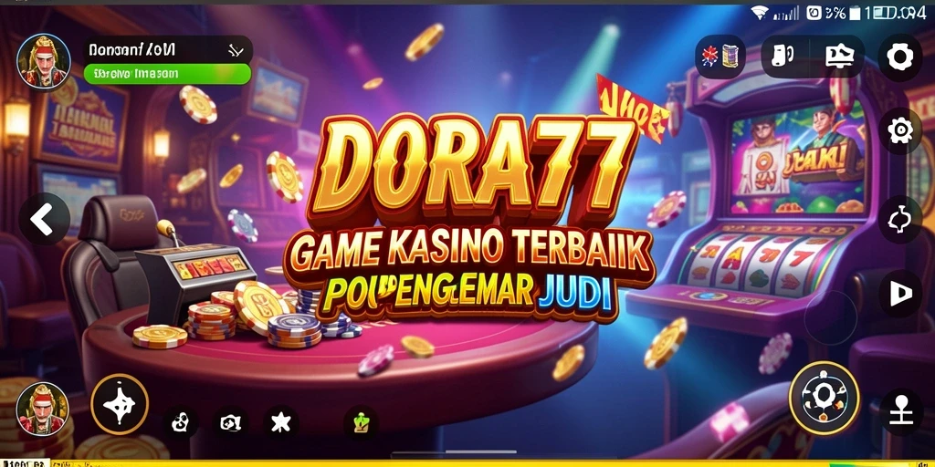 Screenshot DORA77 menampilkan gameplay Kasino yang seru dan interaktif.