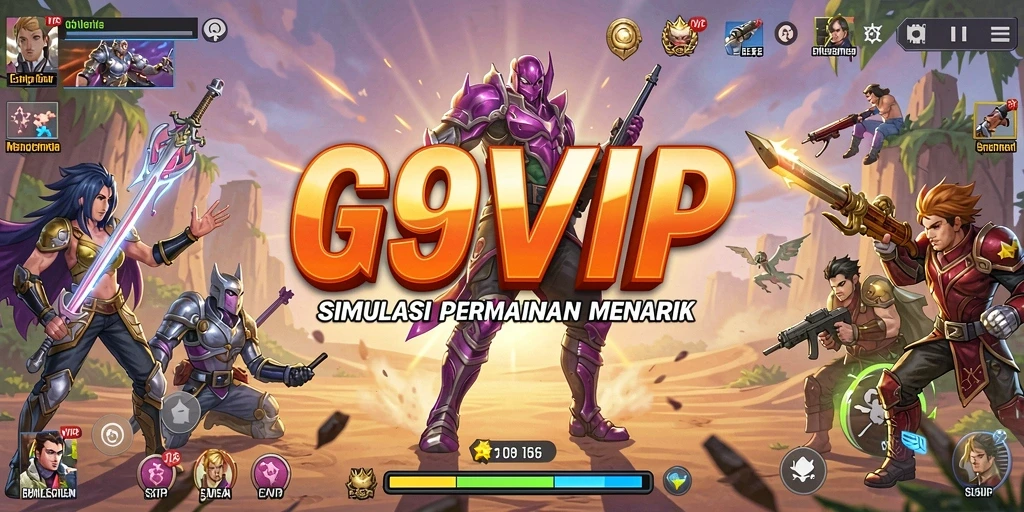 Screenshot G9VIP menampilkan gameplay simulasi yang menarik dan interaktif.