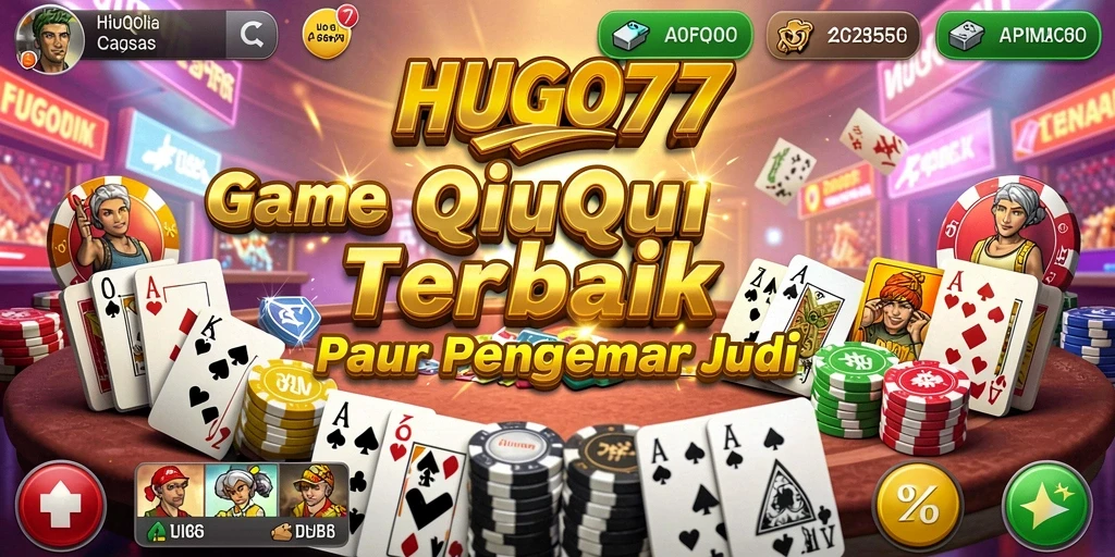 Tampilan gameplay seru dari HUGO77 game QiuQiu.