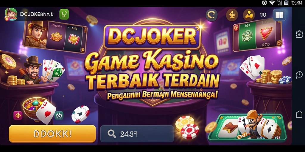 Tampilan permainan kasino yang menarik dan grafis yang memukau.