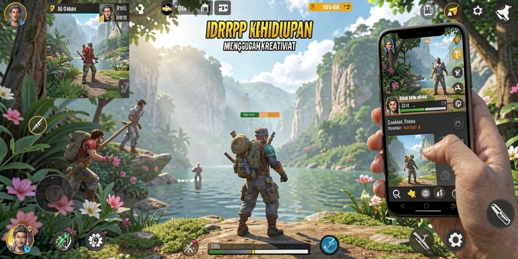 Tampilan gameplay IDRRP yang memukau dan interaktif.