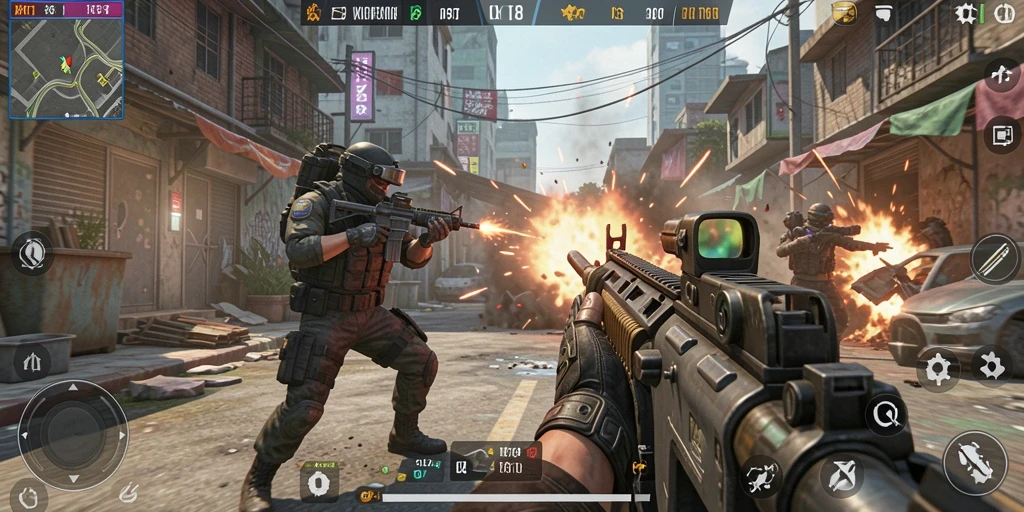 Gameplay intens JKT8 dengan grafis menakjubkan.