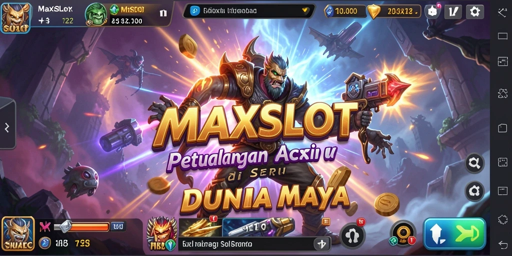 Tampilan aksi cepat dalam gameplay <strong>MAXSLOT</strong>, penuh dengan tantangan dan strategi.