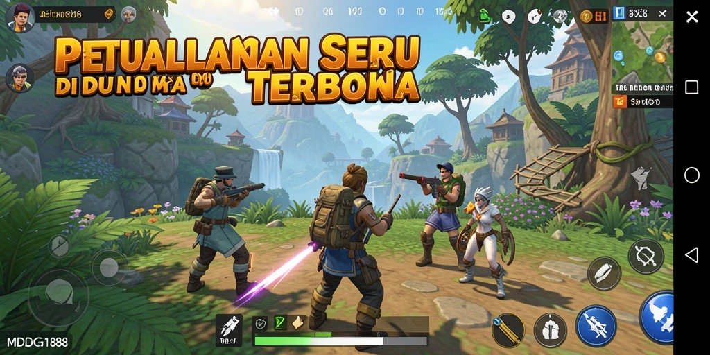 Gameplay seru MDG188 di dunia terbuka yang menantang.