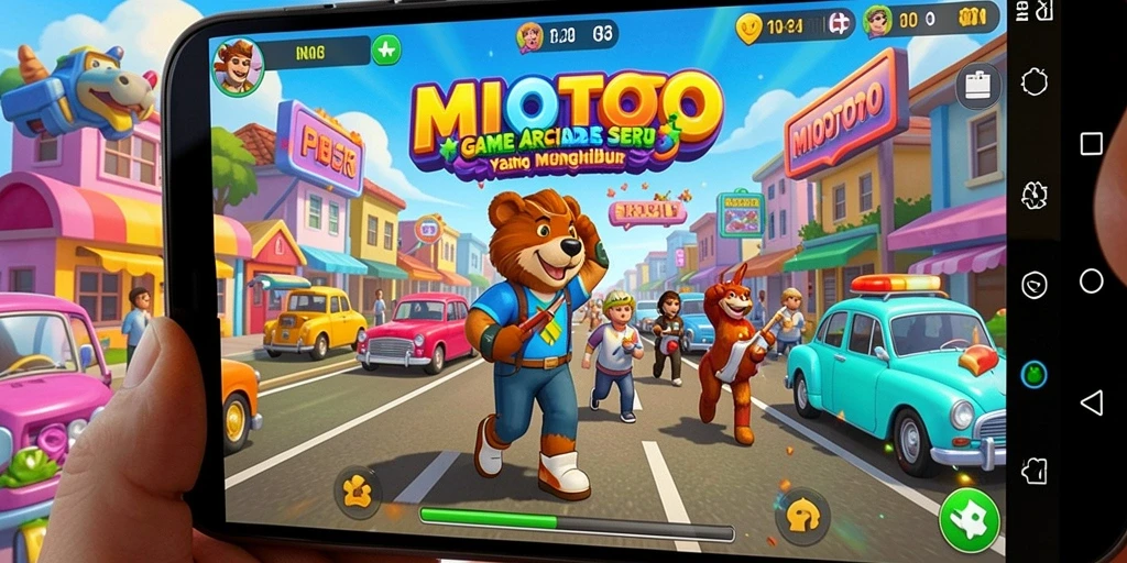 Gameplay seru dan penuh warna di MIOTOTO.