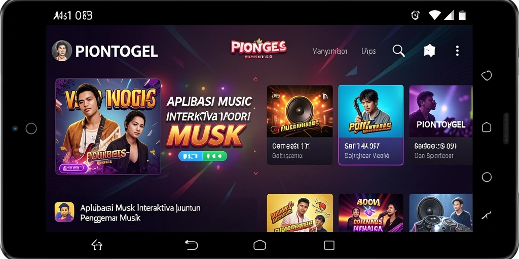 Tampilan gameplay PIONTOGEL yang seru dan interaktif dalam bermain musik.