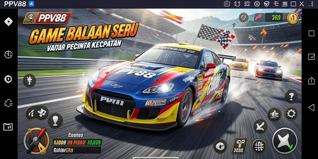 Gameplay seru balapan mobil di PPV88 dengan grafis tajam.