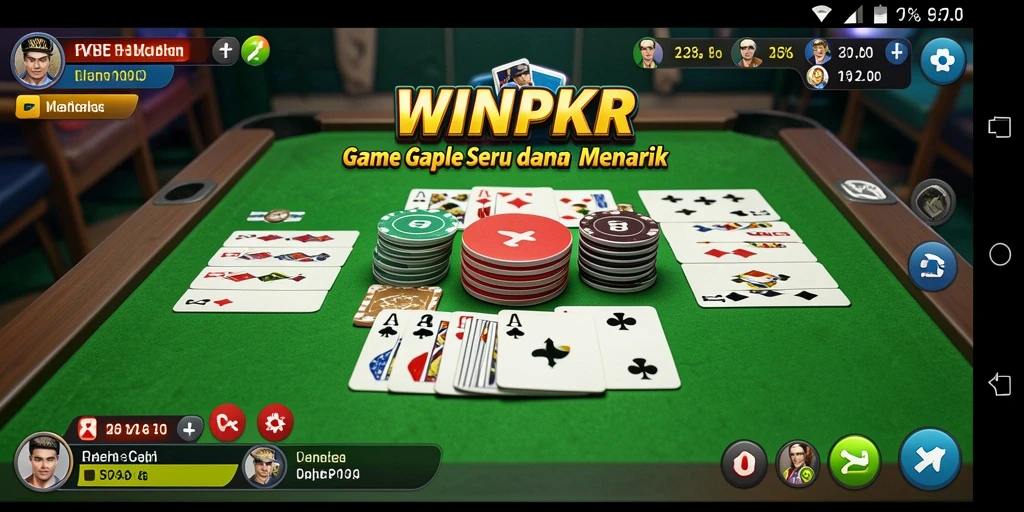 Tampilan gameplay Gaple yang menarik dan interaktif.